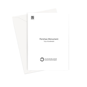 Greetings Card - Penshaw Monument Poster Art