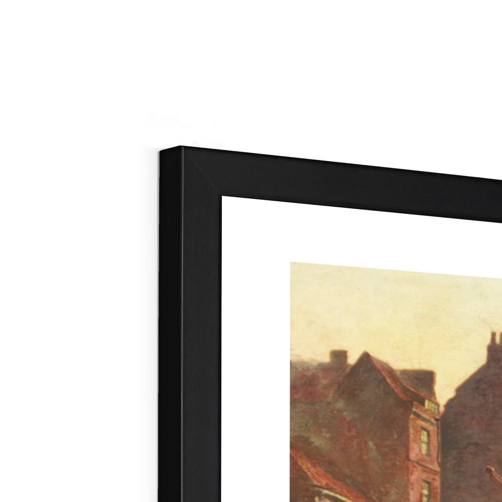 Fine Art Print Framed - Old Sunderland by Thomas Hemy