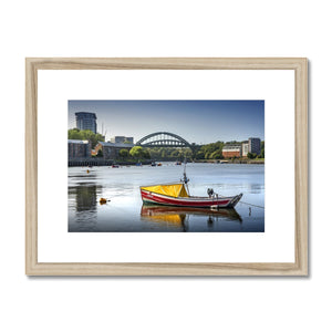 Fine Art Print Framed & Mounted - Wearmouth Bridge, Sunderland