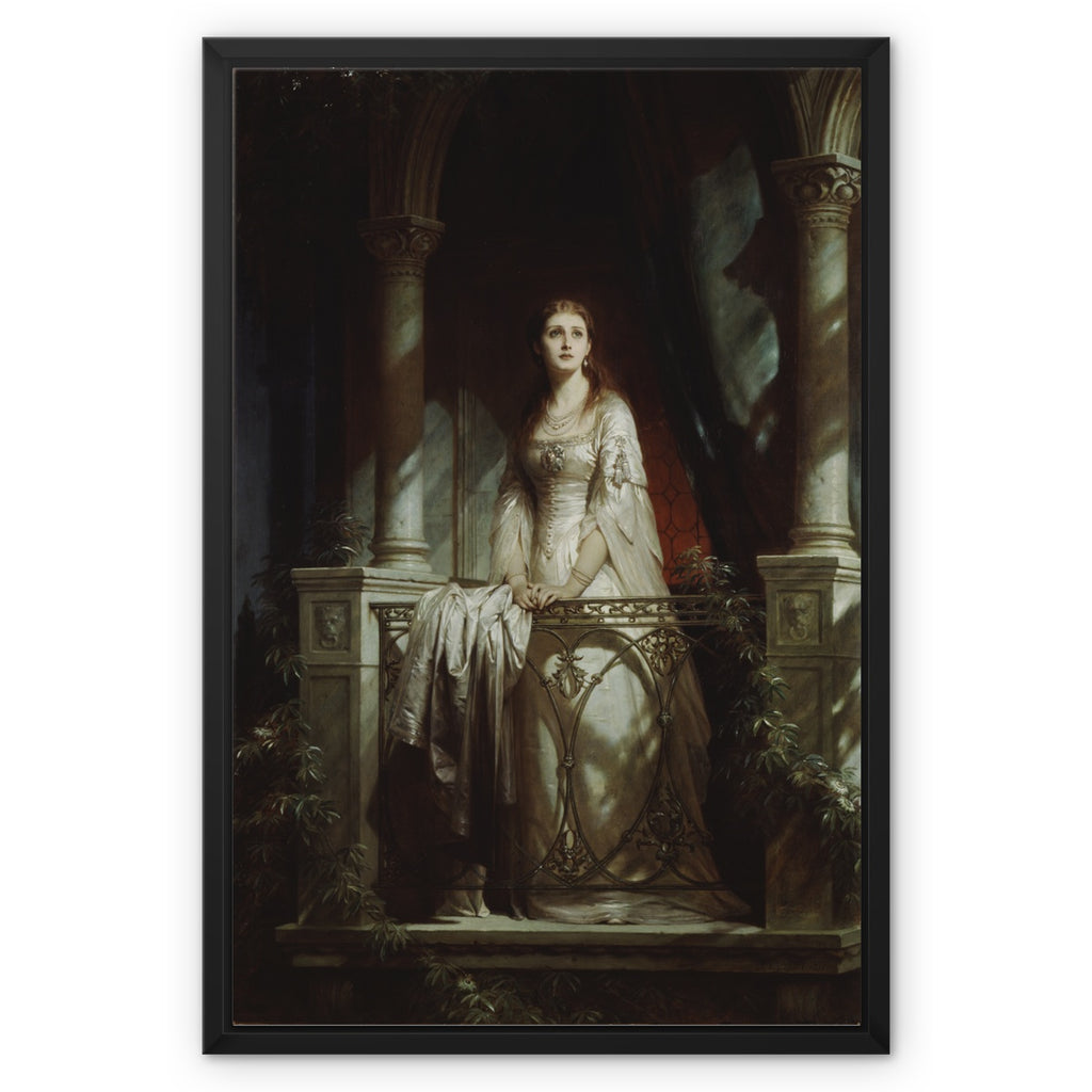Framed Canvas - Juliet by Thomas Francis Dicksee