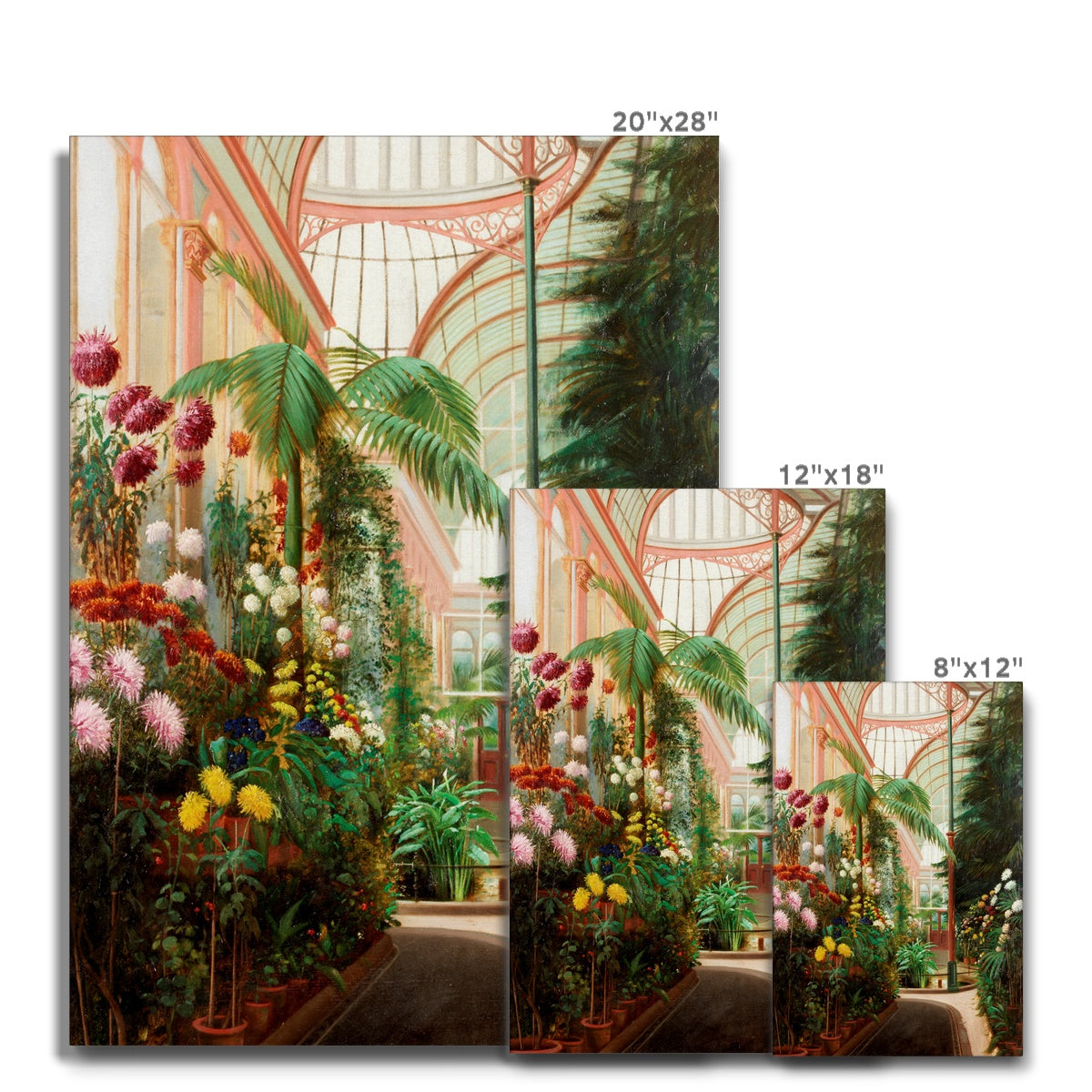 Printed Canvas - Sunderland Winter Gardens Interior by Daniel Marshall