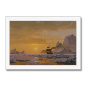 Fine Art Print Framed - Arctic Regions by William Bradford