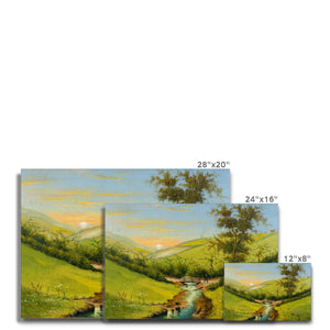 Printed Canvas - The Valley of Love, Hendon, Sunderland by J. D. Hopper