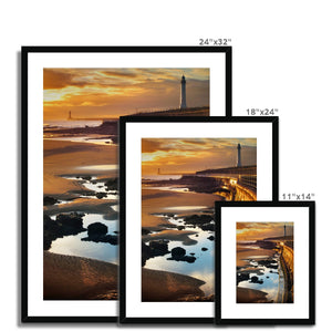Fine Art Print Framed & Mounted - Seaburn Sunrise, Sunderland