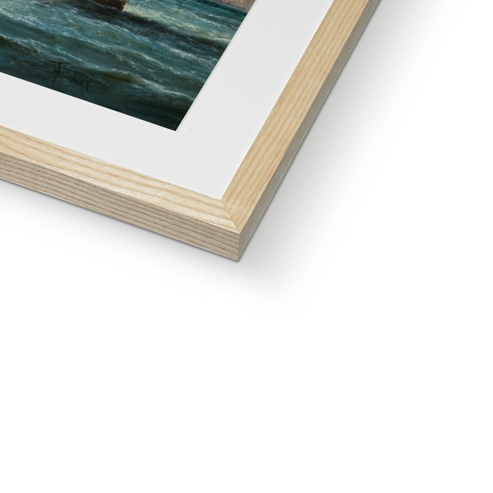 Fine Art Print Framed & Mounted - Shipping off a Headland by Georges Thornley