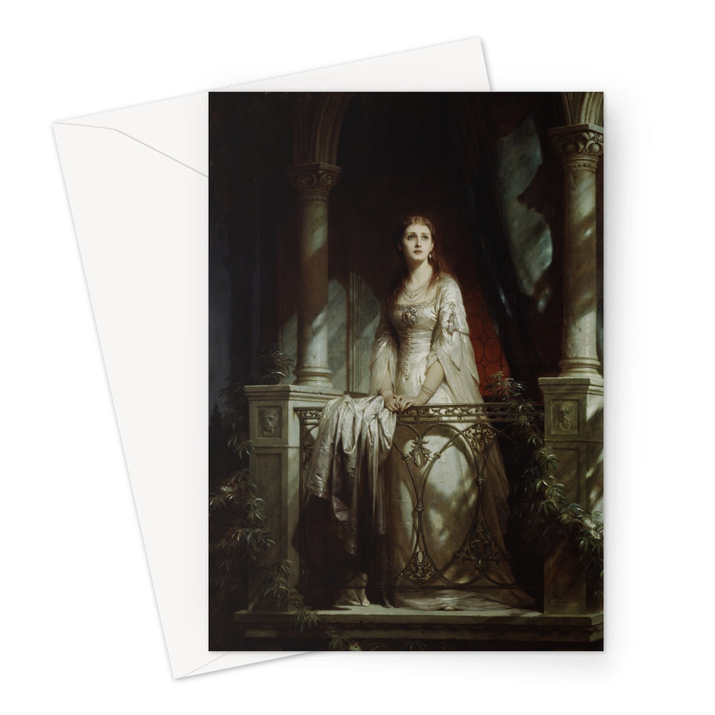 Greetings Card - Juliet by Thomas Francis Dicksee