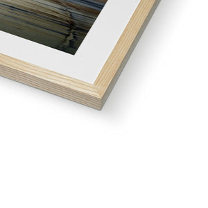 Fine Art Print Framed & Mounted - Seaburn Waves, Sunderland by David Allan
