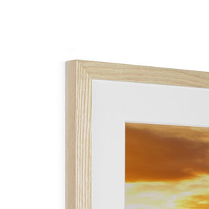 Fine Art Print Framed & Mounted - Seaburn Sunrise, Sunderland