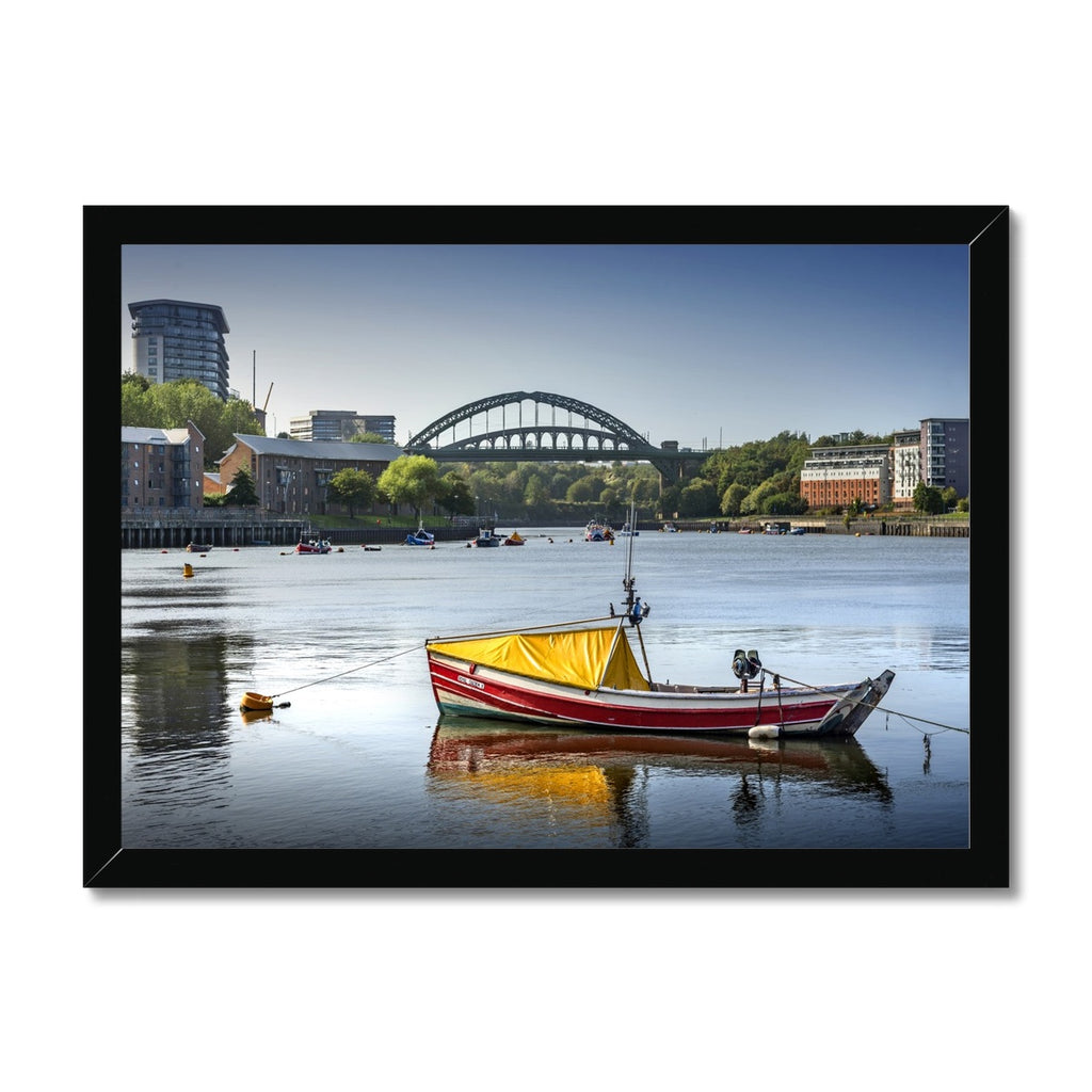 Fine Art Print Framed - Wearmouth Bridge, Sunderland