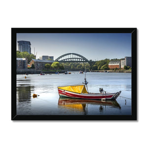 Fine Art Print Framed - Wearmouth Bridge, Sunderland
