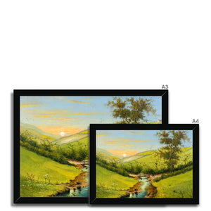 Fine Art Print Framed - The Valley of Love, Hendon, Sunderland by J. D. Hopper