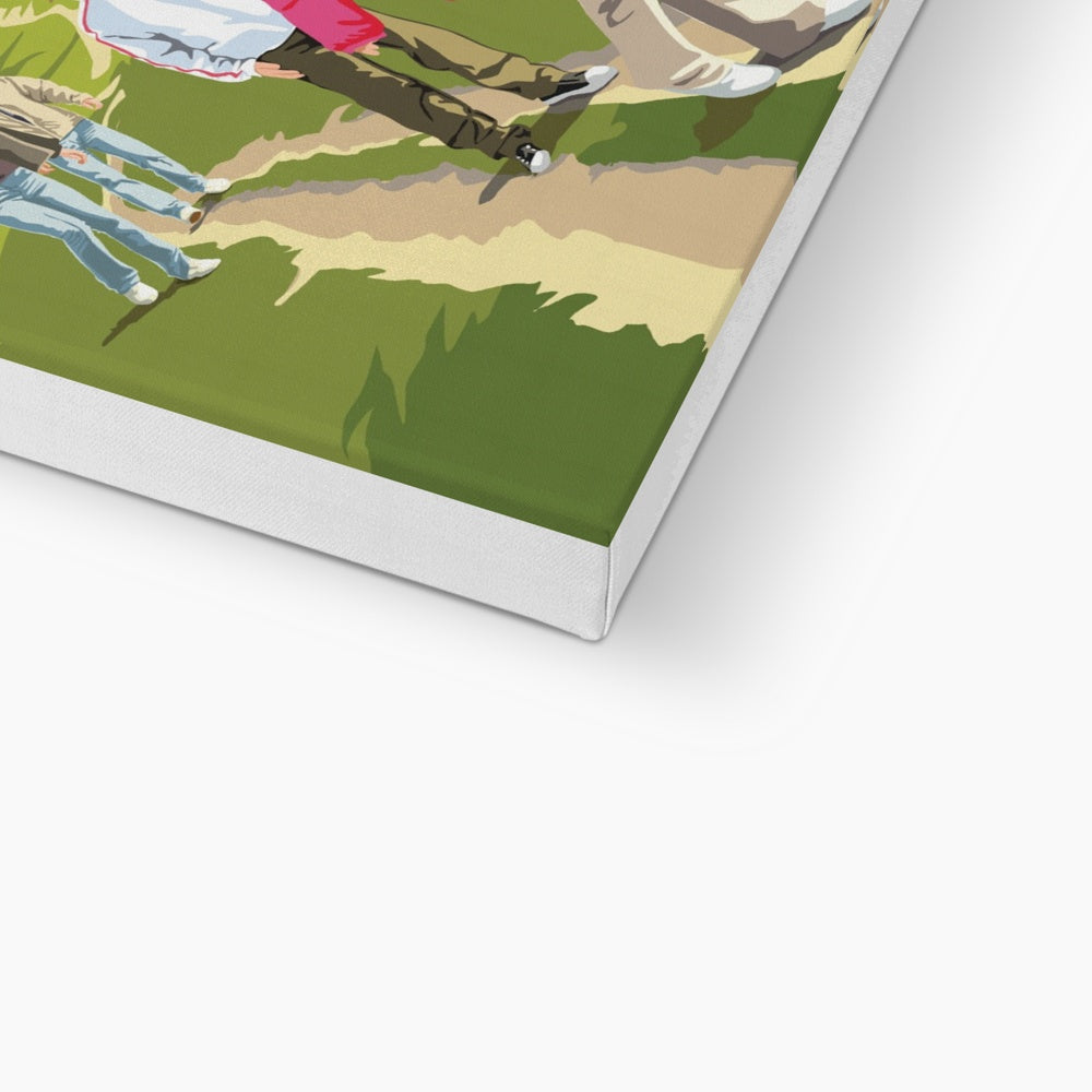 Printed Canvas - Penshaw Monument Poster Art