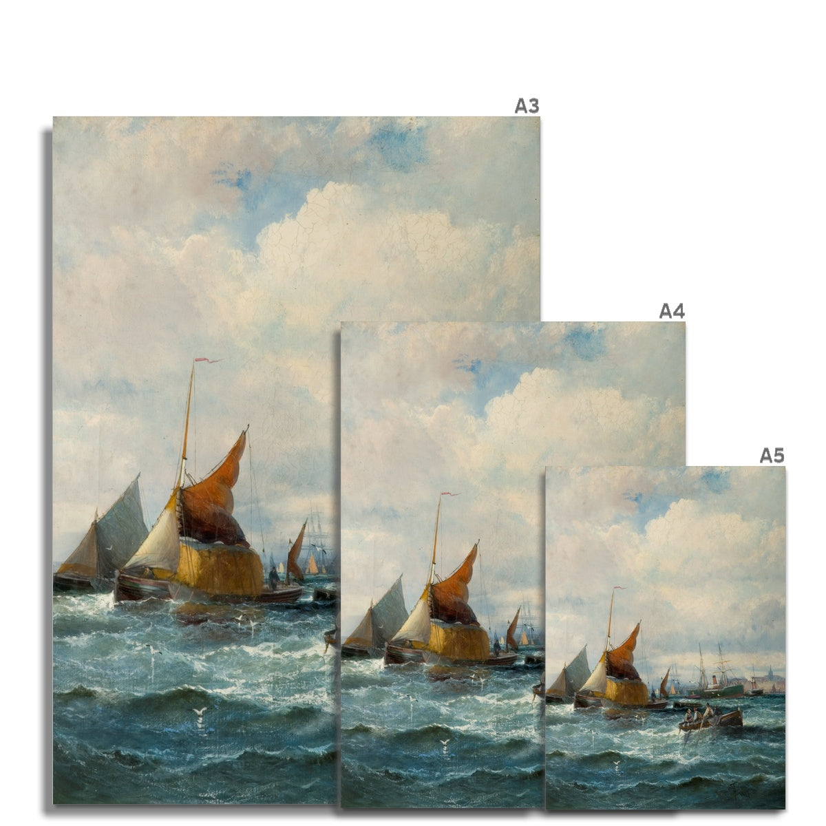 Fine Art Print - Shipping off a Headland by Georges Thornley