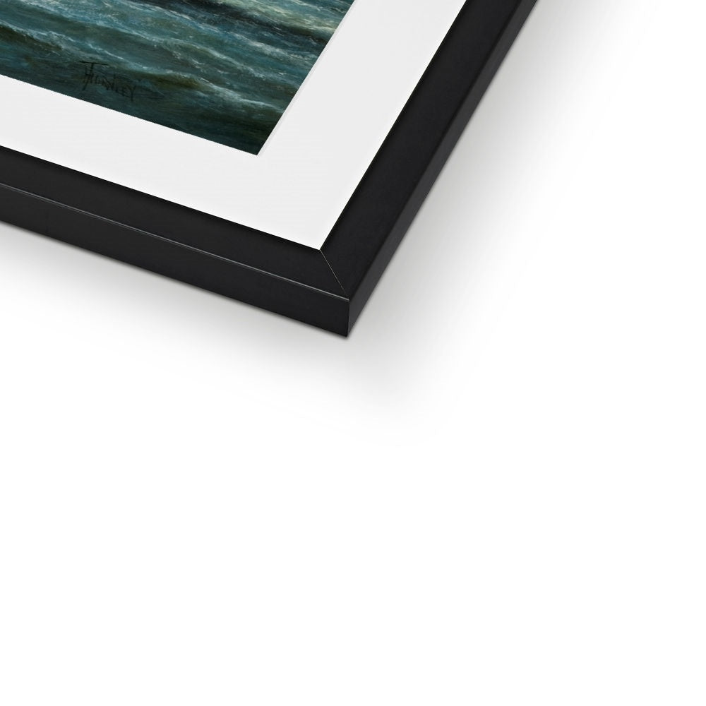 Fine Art Print Framed & Mounted - Shipping off a Headland by Georges Thornley