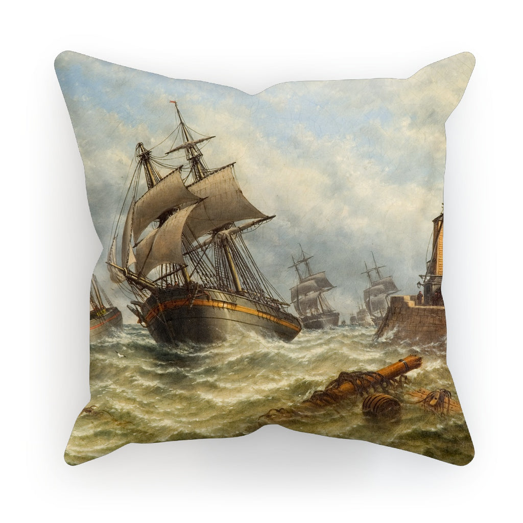 Cushion - Old South Pier and Lighthouse, Sunderland by Stuart Bell