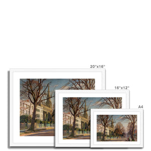 Fine Art Print Framed - Spring in the Suburbs by Francis Dodd