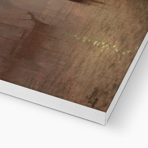 Printed Canvas - Sunderland Harbour by Louis Grimshaw