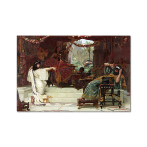 Fine Art Print - Esther Denouncing Haman to King Ahasuerus by Ernest Normand