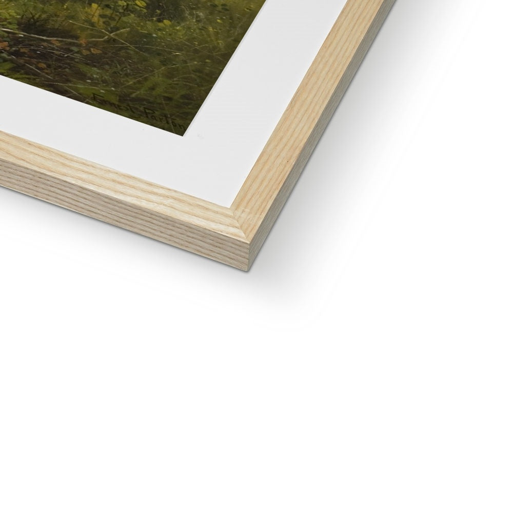 Fine Art Print Framed & Mounted - Landscape in Derbyshire by Ernest Parton