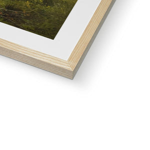 Fine Art Print Framed & Mounted - Landscape in Derbyshire by Ernest Parton