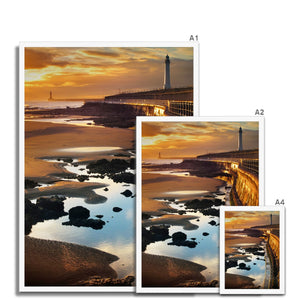 Fine Art Print Framed - Seaburn Sunrise, Sunderland