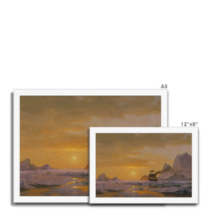 Fine Art Print Framed - Arctic Regions by William Bradford