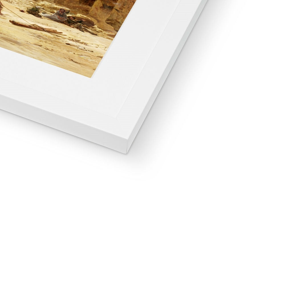 Fine Art Print Framed & Mounted - Roker Beach by William Crosby