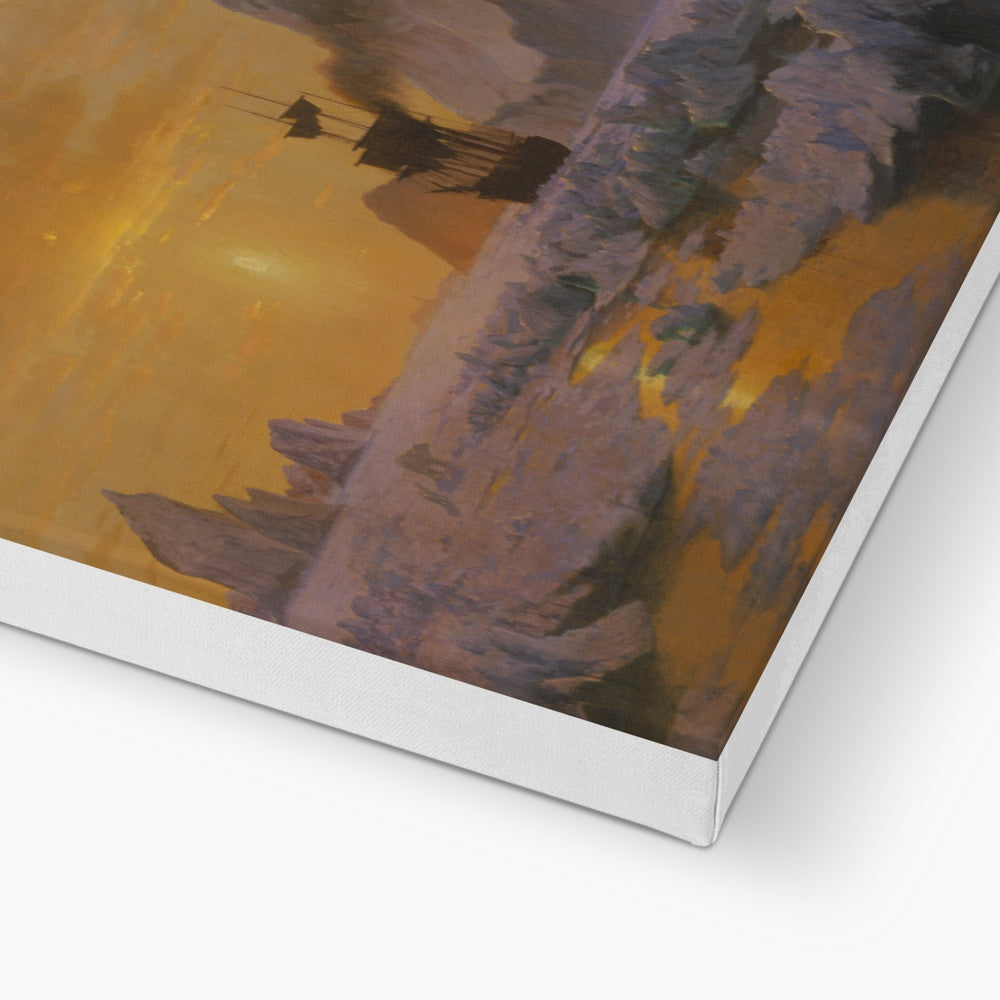 Printed Canvas - Arctic Regions by William Bradford