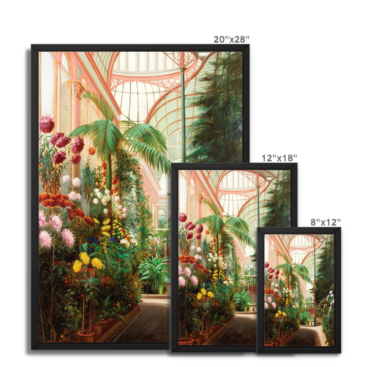 Framed Canvas - Sunderland Winter Gardens Interior by Daniel Marshall