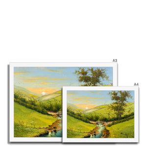 Fine Art Print Framed - The Valley of Love, Hendon, Sunderland by J. D. Hopper