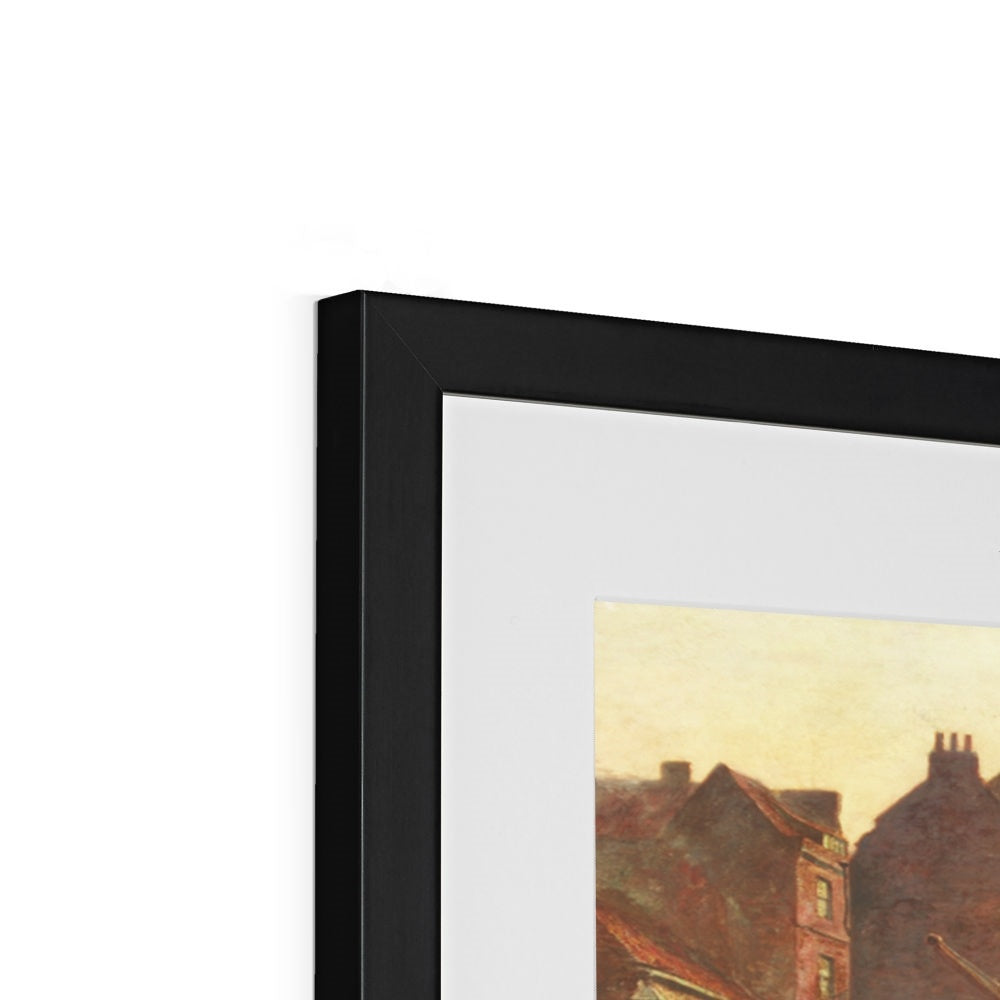 Fine Art Print Framed & Mounted - Old Sunderland by Thomas Hemy