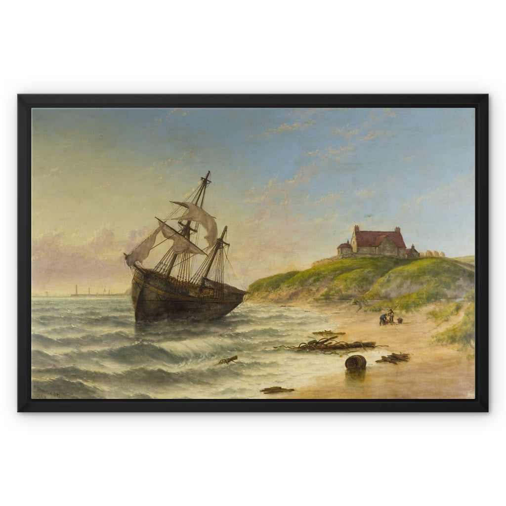 Framed Canvas - Bents Farm, Whitburn by Stuart Bell