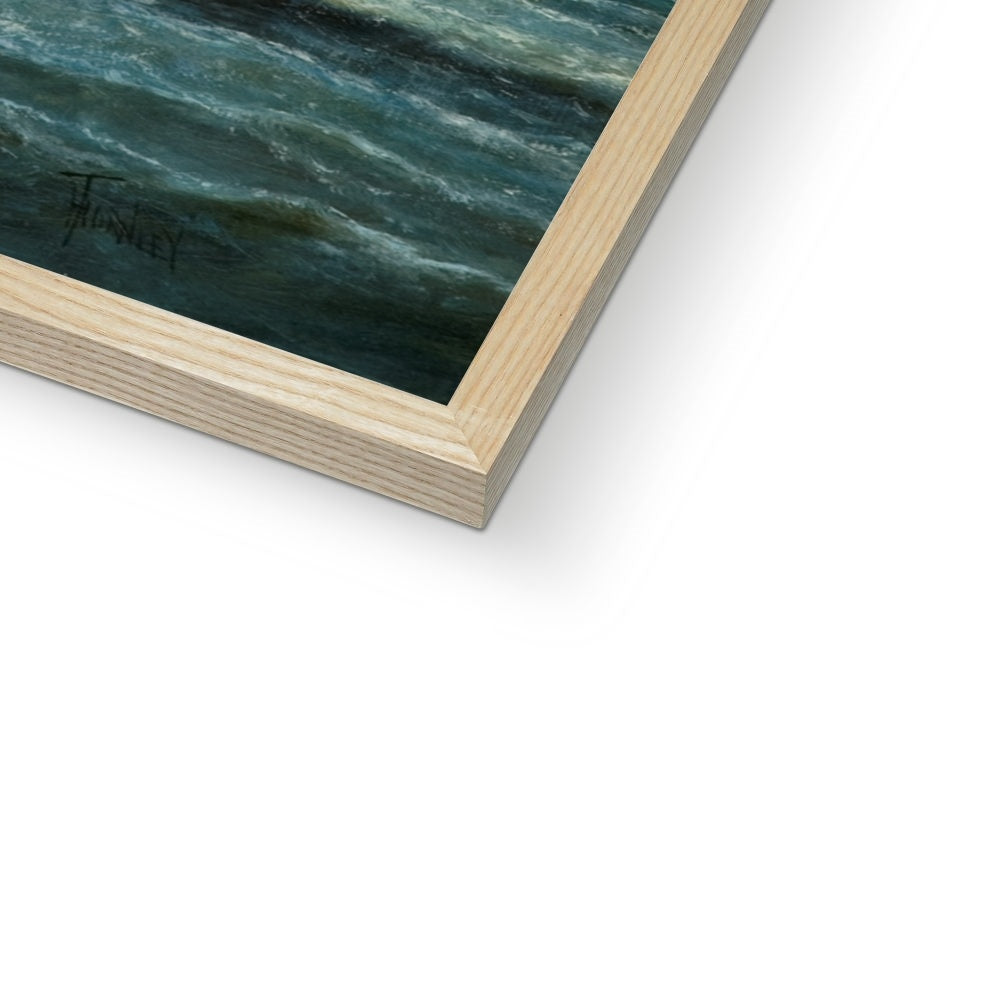 Fine Art Print Framed - Shipping off a Headland by Georges Thornley