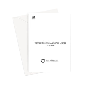 Greetings Card - Thomas Dixon by Alphones Legros