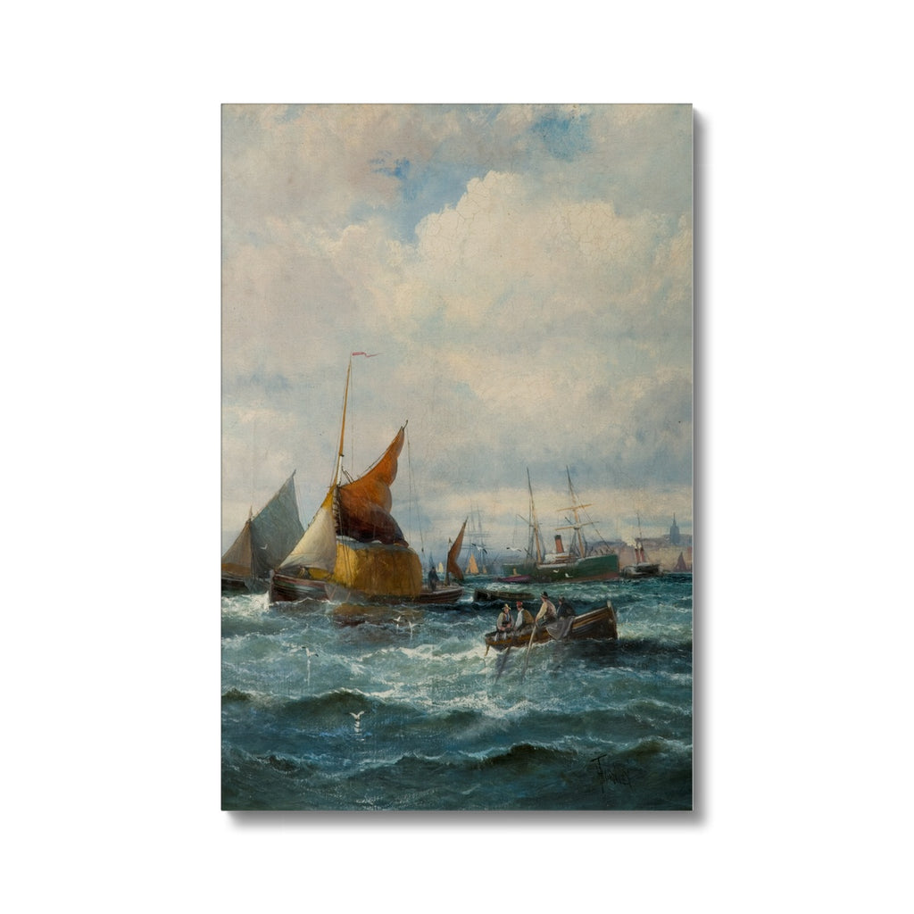 Printed Canvas - Shipping off a Headland by Georges Thornley