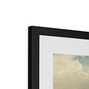 Fine Art Print Framed & Mounted - Landscape in Derbyshire by Ernest Parton
