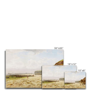 Printed Canvas - Roker Beach by William Crosby