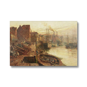Printed Canvas - Old Sunderland by Thomas Hemy