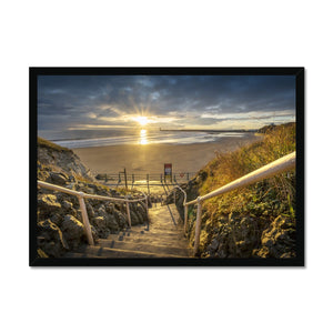 Fine Art Print Framed - Cat & Dog Steps, Sunderland by David Allan