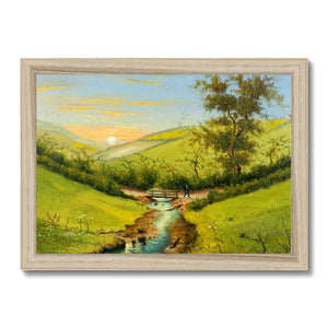 Fine Art Print Framed - The Valley of Love, Hendon, Sunderland by J. D. Hopper