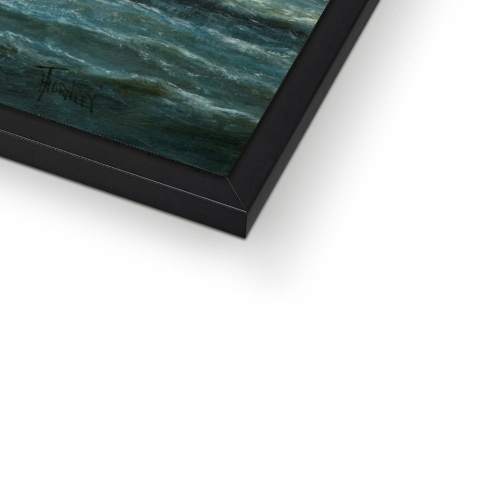 Fine Art Print Framed - Shipping off a Headland by Georges Thornley