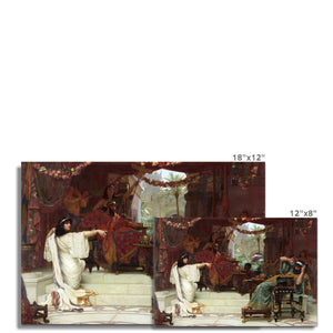 Fine Art Print - Esther Denouncing Haman to King Ahasuerus by Ernest Normand