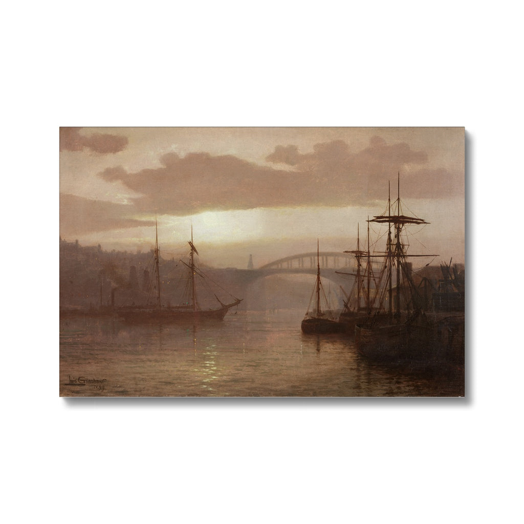 Printed Canvas - Sunderland Harbour by Louis Grimshaw