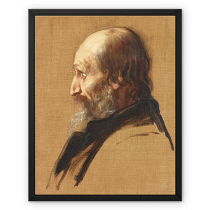 Framed Canvas - Thomas Dixon by Alphones Legros