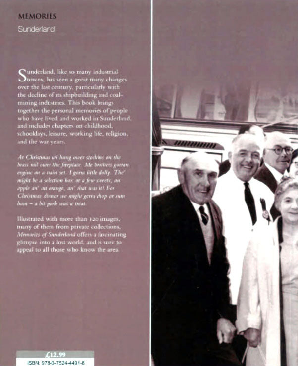 Sunderland Memories Living History - Book by Janette Hilton