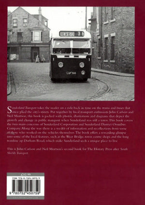 Sunderland Transport - Book by John Carlson